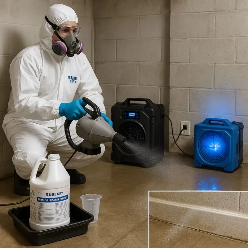 Sanitization and Odor Removal process in Brown County, TX