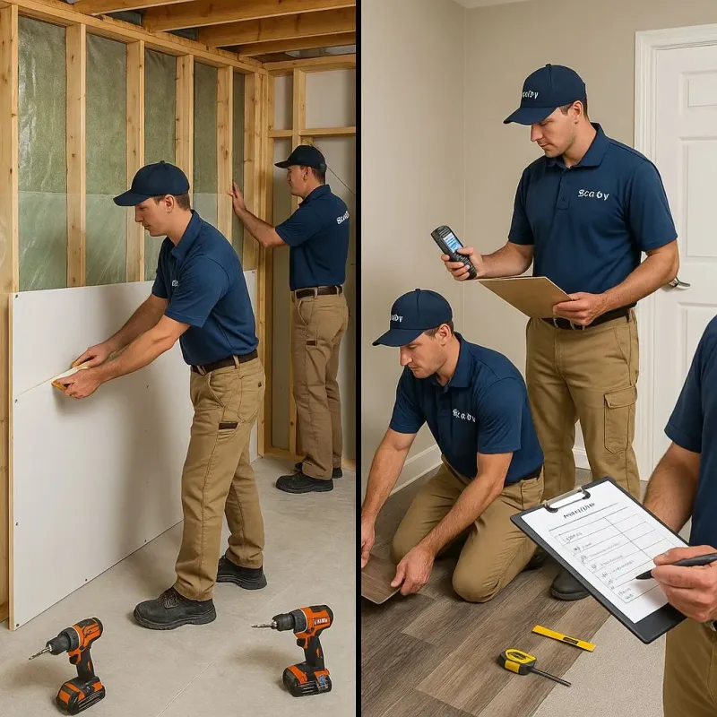 Repairs and Reconstruction process in Brown County, TX
